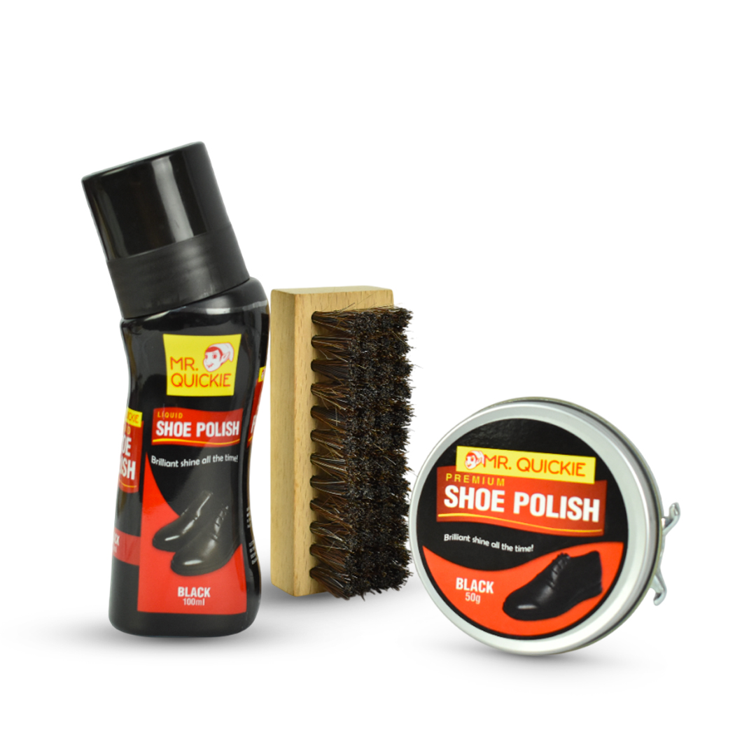 Liquid Shoe Polish & Wax Kit